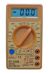 photo of a digital multi-meter