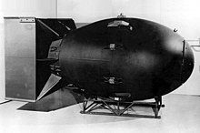 Photo of the atomic bomb called Fat man