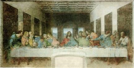 Leonardo da Vinci, The Last Supper, 1498. Fresco. Santa Maria della Grazie