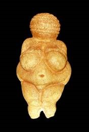 The Venus of Willendorf, Paleolithic period.