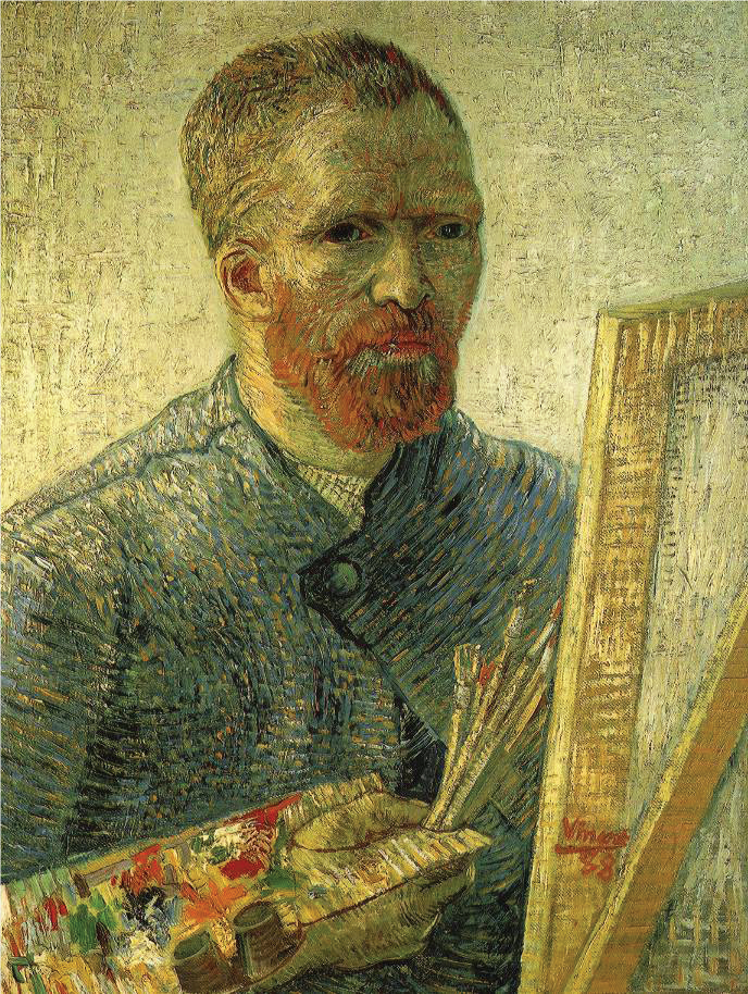 Self-portrait as a Painter by Vincent van Gogh