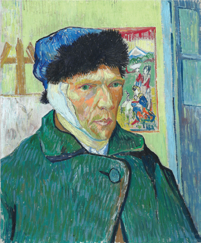 Self-portrait with a Bandaged Ear by Vincent van Gogh