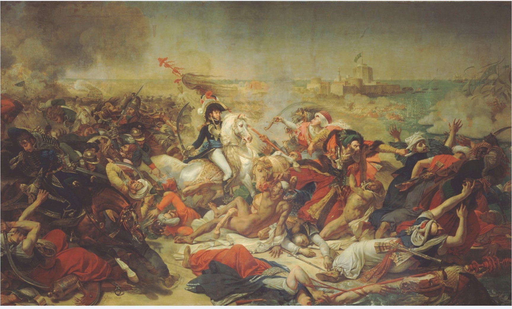 The Battle of Abukir, 25 July 1799  (Artist: Antoine-Jean Gras)