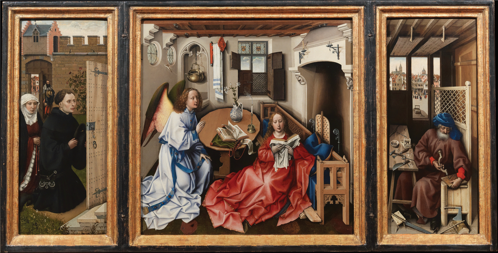 Figure 5.25 | Annunciation Triptych (Merode Altarpiece)