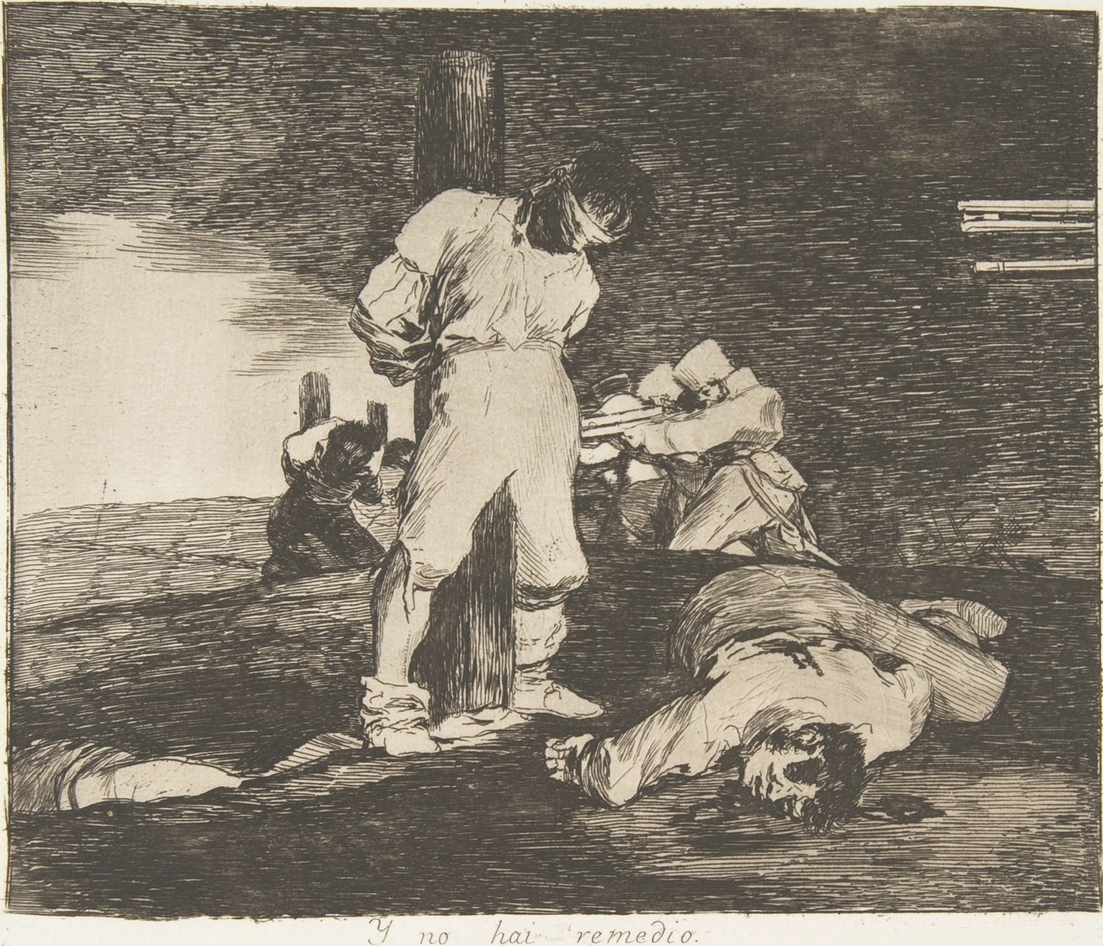 Figure 5.7 | Plate 15 from "The Disasters of War" (Los Desastres de Ia Guerra): And there is nothing to be done (Y no hai rem