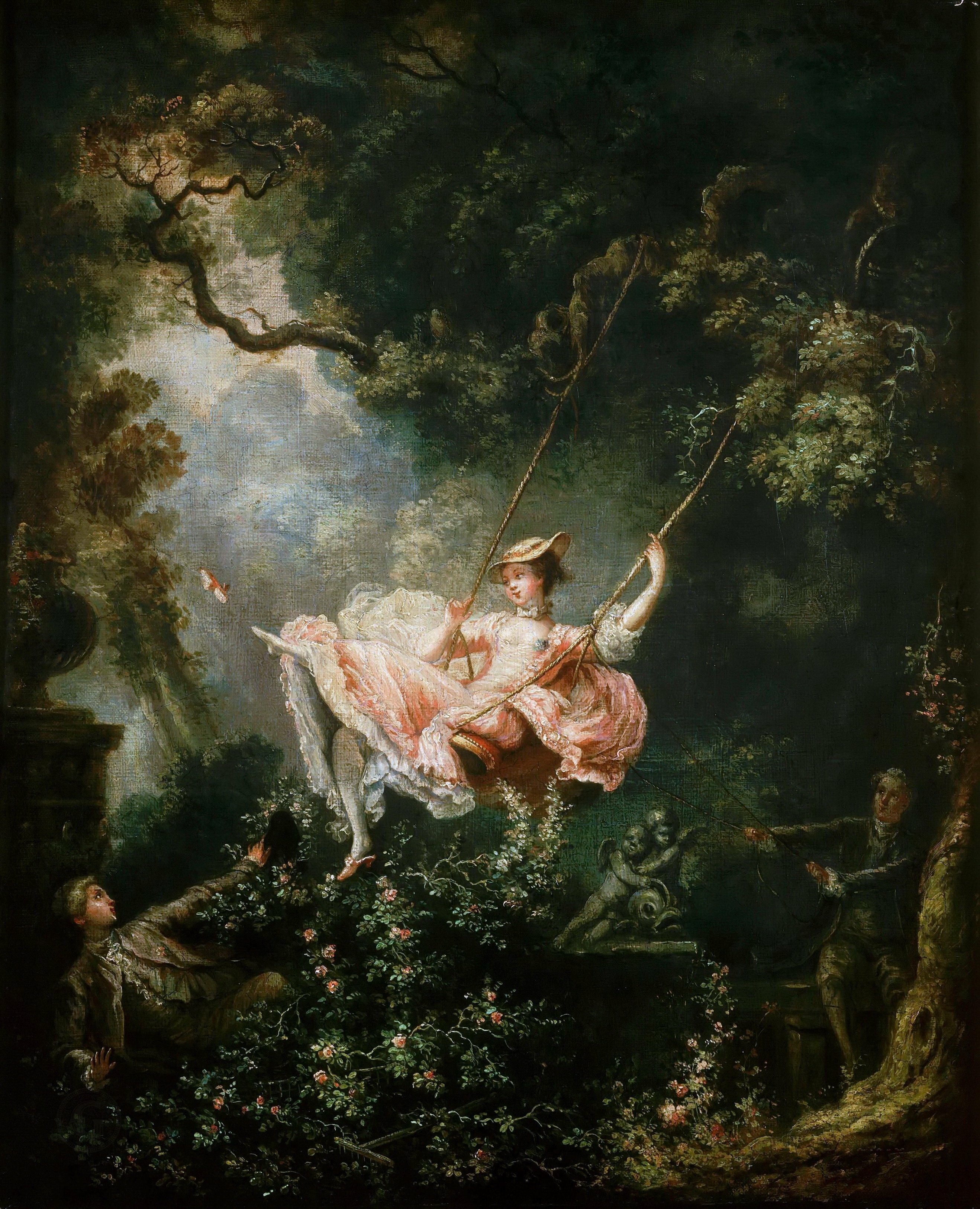 Jean-Honoré Fragonard, The Swing, oil on canvas, 1767. Wallace Collection, London