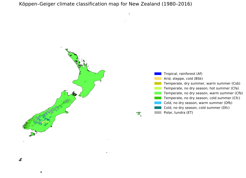 Figure 10.2 New Zealand's Climate