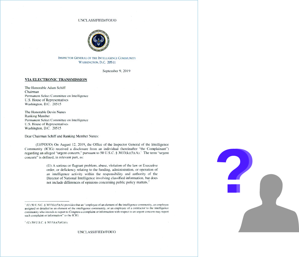 Figure 15.16 Not since speculation about "Deep Throat" during the Watergate scandal has there been more interest in the iden