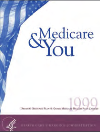 Cover of a pamphlet, Medicare & You.