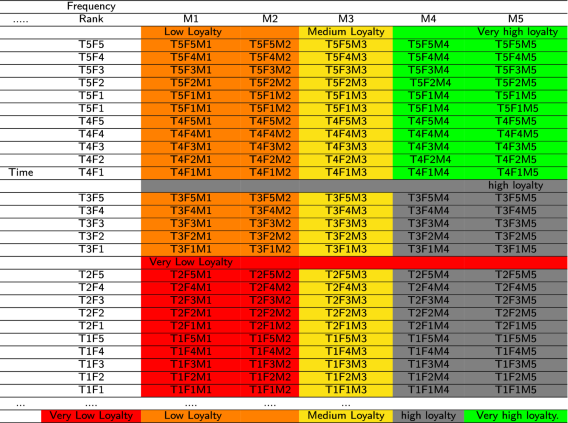 Table 9 Assessment criteria for TFM score